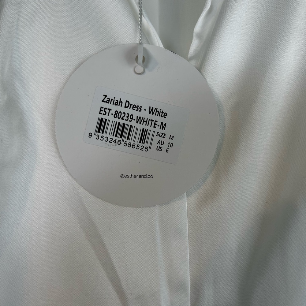 Esther & Co Zarriah Dress- White - Picture 4 of 6
